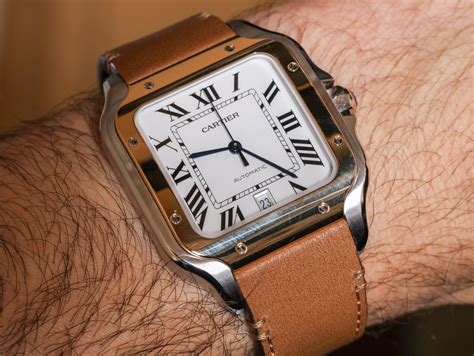 cartier santos water resistant|cartier santos watch review.